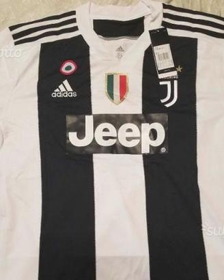 Maglia Juventus 18/19 Home Ronaldo Bianco Nero