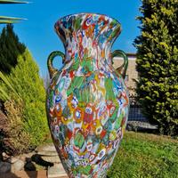 Vaso Murano La Murrina foglia D'oro. cm36