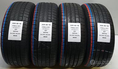 4 GOMME 225 40 18 PIRELLI RFT BR286