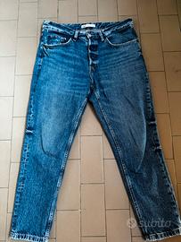 Jeans alla caviglia Zara slim fit tg 48