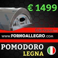 POMODORO Forno a legna 4 pizze 