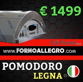 POMODORO Forno a legna 4 pizze 