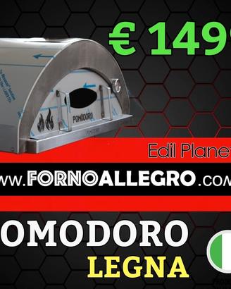 POMODORO Forno a legna 4 pizze 