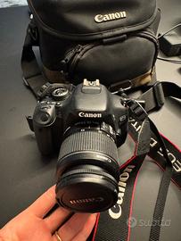 Fotocamera Canon Eos 600D obiettivi 18-55 e 55-250