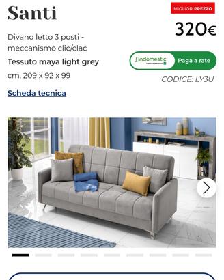 Divano letto 