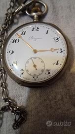 orologio da tasca Longines argento