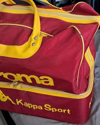 Borsone  originale AS Roma + portascarpe anni '80