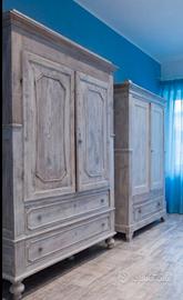 Coppia di mobili shabby