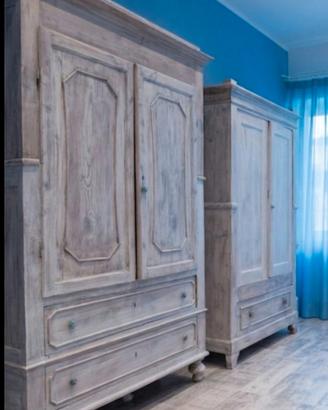 Coppia di mobili shabby