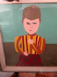 Quadro “Bambina triste” di Giolli Del Carretto