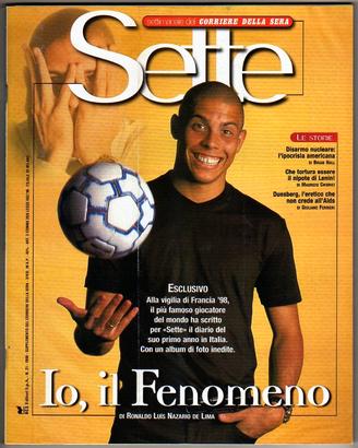 Corriere SETTE n.21/1998 RONALDO «IO, IL FENOMENO»