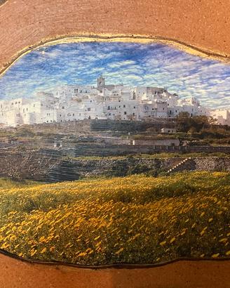 IdeaRegalo - quadretto città Ostuni