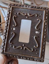 Placchette vintage in ottone