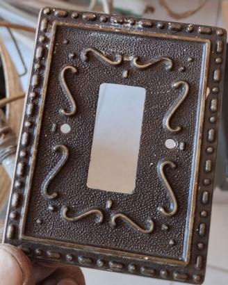 Placchette vintage in ottone