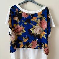 Blusa floreale Dorabella XXL