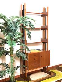 LIBRERIA Modulare una Campata Anni 60 Made Italy