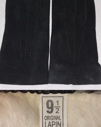 Guanti Pelle Morbida Interno Lapin Nuovi XL (9,5)