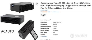 Canaan Avalon Nano 3