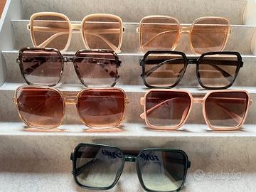 Set 7 paia di occhiali da Sole Oversize