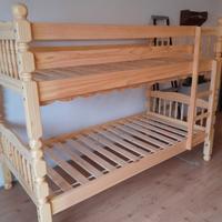 letto a castello in legno 