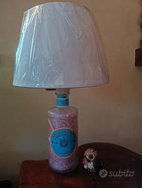 lampada bottiglia malfy rosa