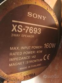 casse sony ovali  vedere foto