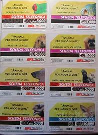 8 schede telefoniche: Animali per modo di dire