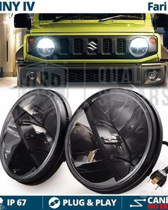 Coppia FARI LED 7'' per SUZUKI JIMNY 4 Luce Bianca