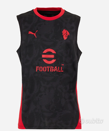 Canotta Puma AC Milan Uomo XXL Rosso Nero