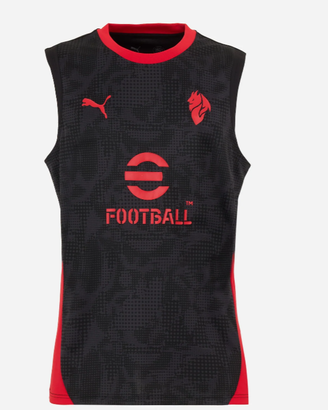 Canotta Puma AC Milan Uomo XXL Rosso Nero