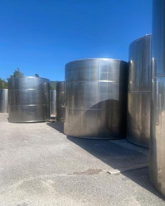 Cisterne silos acciaio inox da 300/500 qli x olio