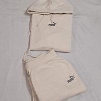 tuta puma donna,panna pari al nuovo felpata tg l