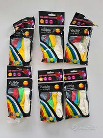 Palloncini LED luminosi lotto 6 confezioni nuovi