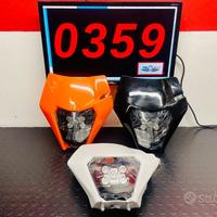 Mascherine faro anteriore led per ktm + lacci fiss