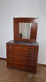 cassettone con specchiera