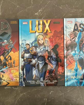 fumetti League of Legends Marvel – Ashe, Lux, Zed