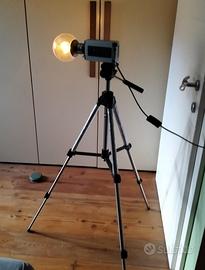 Lampada design stile cinema creazione artigianale