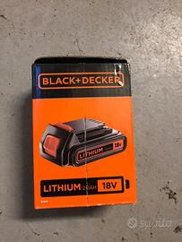 BLACK & DECKER BL2018-XJ 18V 2.0Ah Batteria Litio