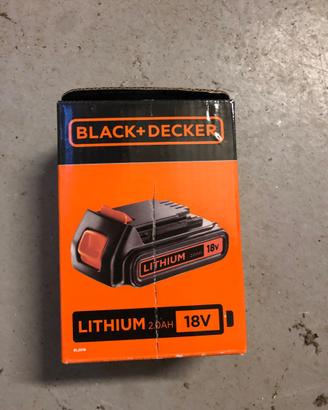 BLACK & DECKER BL2018-XJ 18V 2.0Ah Batteria Litio