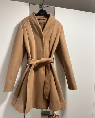 Cappotto Elegante svasato, Nadine, color cammello