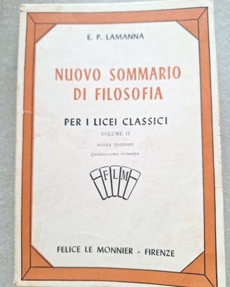 libro filosofia lamanna