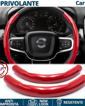 COPRIVOLANTE per VOLVO in FIBRA CARBONIO Rosso