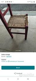 sedia vintage bambini 