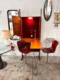 Mobile bar con piano estraibile, anni '60