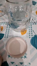 6 barattoli bormioli 4 stagioni usati  5 euro