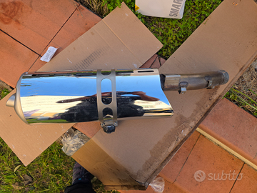 Scarico completo cromato BMW R1200GS ADV 2008