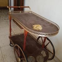 tavolo vintage bar porta vivande anni 60