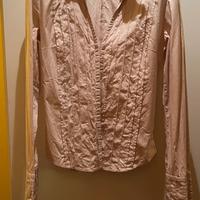 Camicia donna color cipria