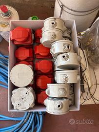 Materiale elettrico Gewiss (cavo, prese, scatole)