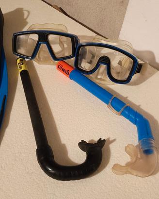 Maschere sub con boccaglio marca Mares